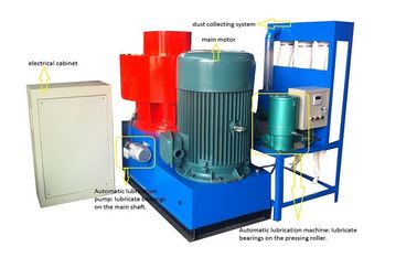 चीन Ring Die Wood Pellet Mill Automatic Lubrication Dust Collecting System 55KW आपूर्तिकर्ता