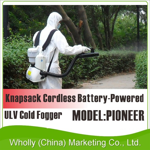 Knapsack Cordless ULV Cold Fogger Pioneer Model , Battery Powered