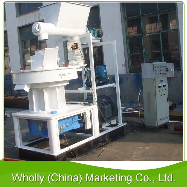 Hard Beech Sawdust Flat Die Pellet Making Machine With Ring - Shaped Mould